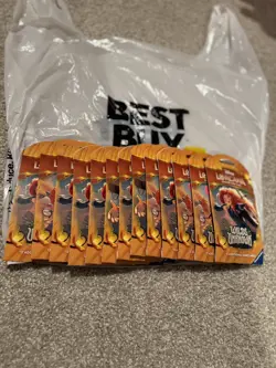 LOT OF 13 Disney Lorcana Wilds Unknown Sleeved Booster Pack SEALED NEW - Image 2