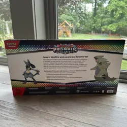 Prismatic Evolutions Lucario Ex & Tyranitar Ex Premium Collection Sealed Pokemon - Image 2