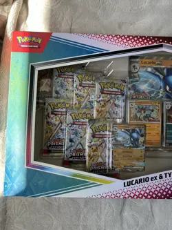 Pokemon Prismatic Evolutions Lucario EX and Tyranitar EX Premium Collection - Image 3