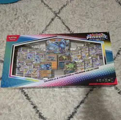 Pokemon Prismatic Evolutions Lucario ex Tyranitar Premium Collection Sam's Club - Image 1