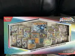Pokemon Prismatic Evolutions Lucario EX & Tyranitar EX Premium Collection 14pack - Image 1