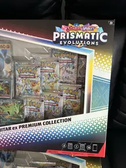 Pokemon Prismatic Evolutions Lucario EX & Tyranitar EX Premium Collection 14pack - Image 4