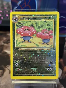 Vileplume 17/18 Southern Islands Reverse Holo Pokemon TCG Card HP - Image 1