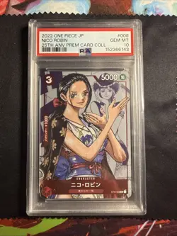 Nico Robin - ST01-008 Japanese One Piece 25th Anniversary PSA 10 - Image 1