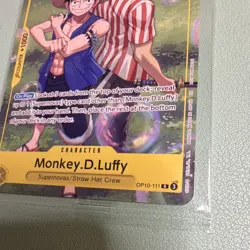 One Piece TCG Monkey.D.Luffy OP10-111 Set Sail Learn to Play Promo - Image 4