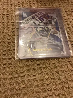 LA Dodgers Monkey.D.Luffy Promo EB02 One Piece Proxy Foil Card Mint Or NM Sealed - Image 3