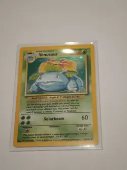 Venusaur - 15/102 - Holo Rare - Unlimited Edition Base Set (LP) Pokemon - Image 1