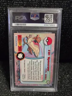 PSA 10 2000 Pokemon Game Topps Chrome Spearow TV Rare Base Series 1 GEM MINT 21 - Image 2