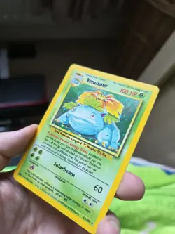 Pokemon TCG Venusaur Holo Rare Card Base Set 15/102 Wizard WOTC - Image 3