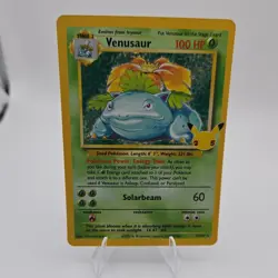 Pokemon Venusaur 15/102 Base Set Shadowless Holo Rare 100 HP English - Image 1