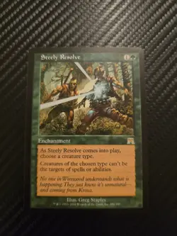 Magic The Gathering - Onslaught: Steely Resolve Regular NM - Image 1