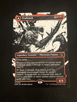 Urabrask #299March of the Machine Showcase NM MTG - Image 1