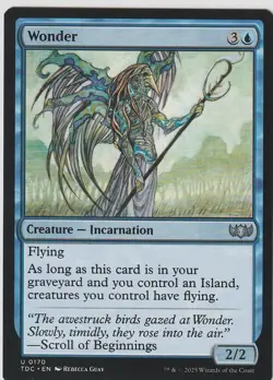 Wonder 170 Uncommon Commander: Tarkir: Dragonstorm Magic: The Gathering NM - Image 1