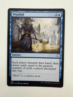 Windfall MTG Magic the Gathering Card NM Near Mint KHC - Image 1