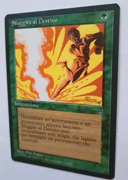 Magic the Gathering MTG FBB Italian Legends AVOID FATE LP/EX U 1995! - Image 2