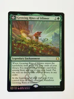 Growing rites of itlimoc - Foil - English - MTG Judge promo - NM - Image 2