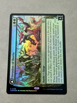 Invasion of Ikoria Zilortha, Apex of Ikoria MOM MTG 190 FOIL NM - Image 1