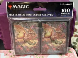 Bloomburrow Hazel Standard Deck Protector Sleeves (100-pack) - Ultra Pro Sleeves - Image 1