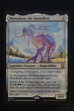 Magic The Gathering MTG MOROPHON, THE BOUNDLESS Modern Horizons 3 LP Played - Image 1
