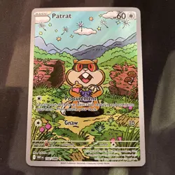 Patrat 152/086 Illustration Art Rare Pokemon Card SV: White Flare NM Normal - Image 1