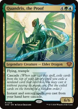 MTG Quandrix, the Proof - Foil, NM-Mint, English Secrets of Strixhaven - Image 1