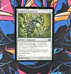 Grafted Exoskeleton LP Regular MTG Scars Of Mirrodin Magic the Gathering - Image 1