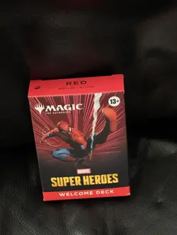 Magic The Gathering Marvel Super Heroes Welcome Deck ( Red ) Spiderman - Image 1