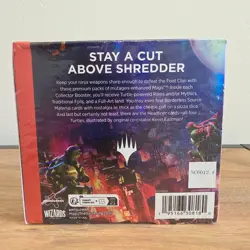 MTG TMNT Collector Booster Box Sealed Magic The Gathering 12 Packs Wizards - Image 3