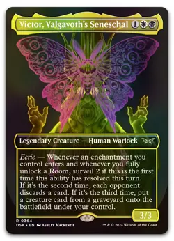 Victor, Valgavoth's Seneschal (Showcase) #364 (Foil) NM Duskmourn DSK Magic MTG - Image 1