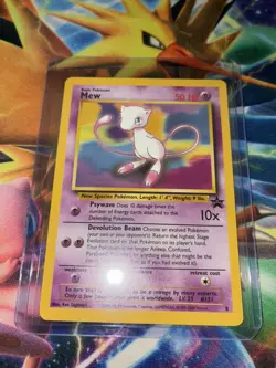 Mew #8 Black Star Promo Rare Vintage Pokemon Card NM+ Minty Fresh - Image 1