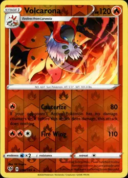 Volcarona 30/189 Reverse Holo | Darkness Ablaze | Pokemon Card - Image 1