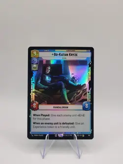 Star Wars Unlimited: Bo-Katan Kryze - Alone Foil SEC 561 - Image 1
