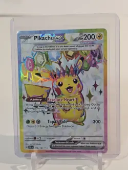 Pikachu ex 219/191 Surging Sparks Full Art Ultra Rare Pokemon Card - Image 1