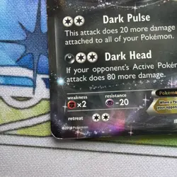 Pokemon Darkrai EX Holo Card 74/122 Breakpoint Ultra Rare - LP - Image 4