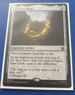 MTG Magic The Gathering The Ten Rings Marvel Superheroes Card Near Mint Unplayed - Image 1