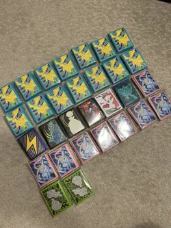 Pokemon TCG ETB Sealed Card Sleeves - Assorted Lot of 30 - Image 1