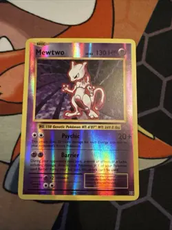 2016 Mewtwo 51/108 Evolutions NM Reverse Holofoil Rare Pokemon Card - Image 1