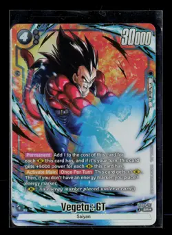 Dragon Ball Fusion World SS4 Vegeta:GT FB09-117 Alt Art Card - Image 1
