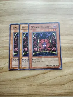 Yu-Gi-Oh! - Wall Of Illusion 3X - Complete Playset Of Common Cards - Image 1