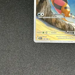 Krokorok 136/086 AR Black Bolt Pokemon Card NM/M - Image 3