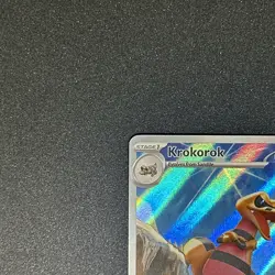 Krokorok 136/086 AR Black Bolt Pokemon Card NM/M - Image 5