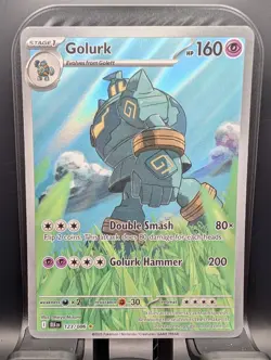 Golurk - 123/086 - Illustration Rare - Black Bolt - Pokemon Card - NM - Image 1