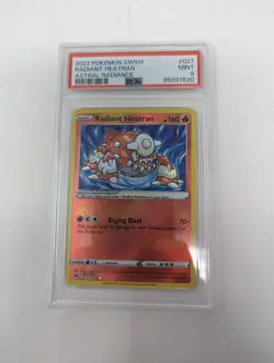 2022 Pokemon SWSH Astral Radiance #027 Radiant Heatran PSA 9 - Image 1