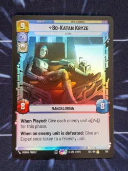 Star Wars Unlimited: Bo-Katan Kryze - Alone Foil SEC 561 - Image 1