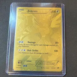Pokemon Zekrom Full Art Secret Rare Holo Legendary Treasures 115/113 Card - Image 1