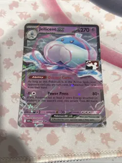 Jellicent Ex Pokemon Prize Pack Series 9 Promo Pokemon Card NM 045/086 WHT - Image 1