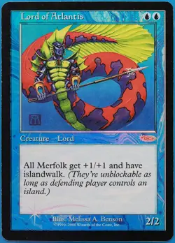 Lord of Atlantis (JSS Promo) FOIL PLD MTG MAGIC CARD (493575) ABUGames - Image 1