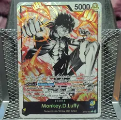 Monkey.D.Luffy Leader ST13-003 5000 Power One Piece Card Game - Image 1