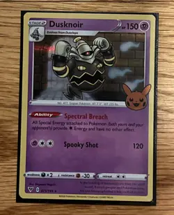 POKEMON TCG Trick or Trade Halloween 2023 10 Holographic Cards With Sleeves Set - Image 3