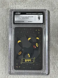 Pokemon Playing Cards Umbreon Point Salad Eevee Edition CGC 9 Mint Korean Card - Image 1